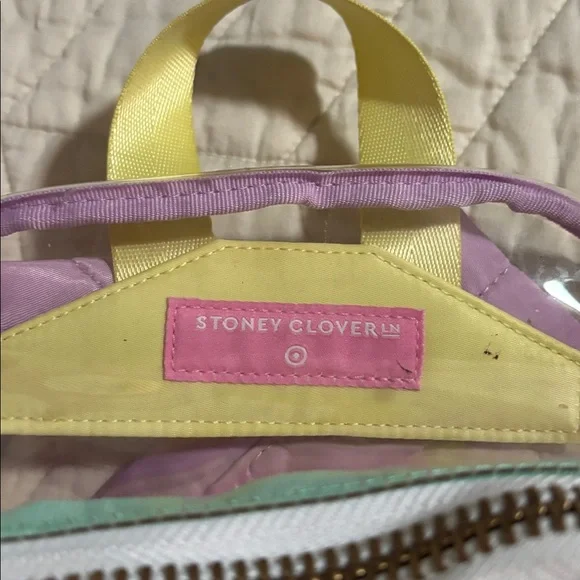 VGUC Stoney Clover x Target Clear Backpack with Purple and Yellow Accents - Picture 5 of 5